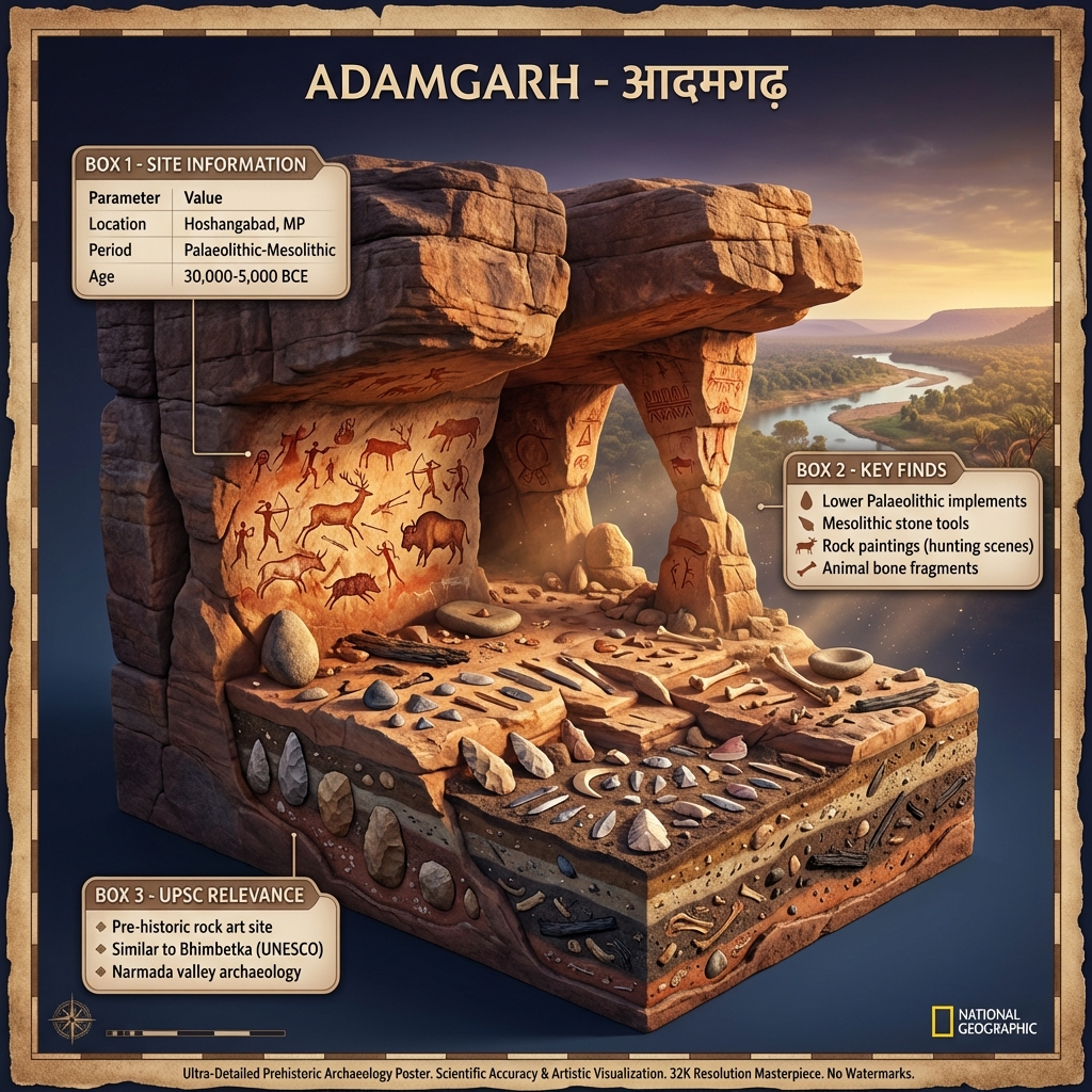 Adamgarh Rock Shelter