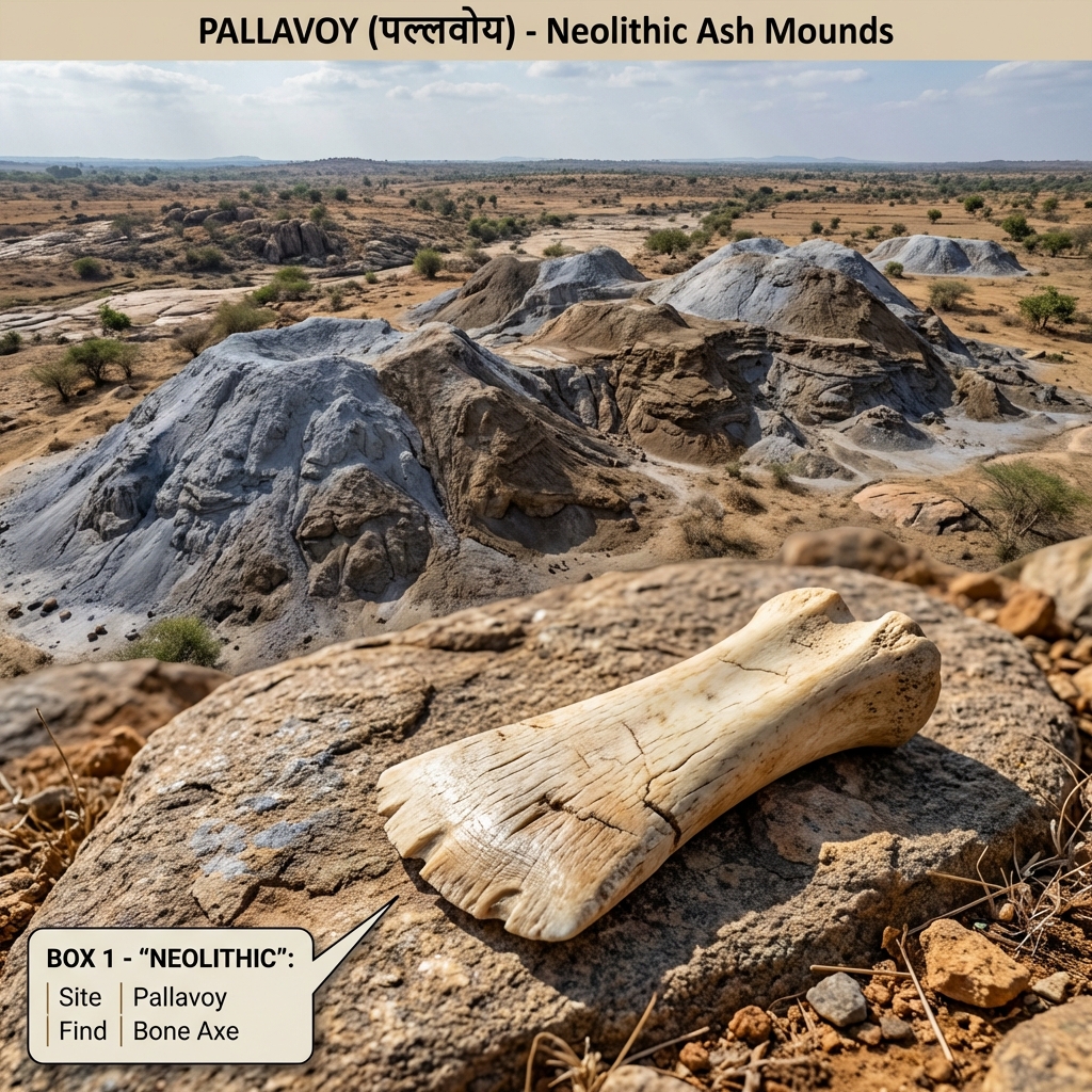 Pallavoy Neolithic Ashmounds