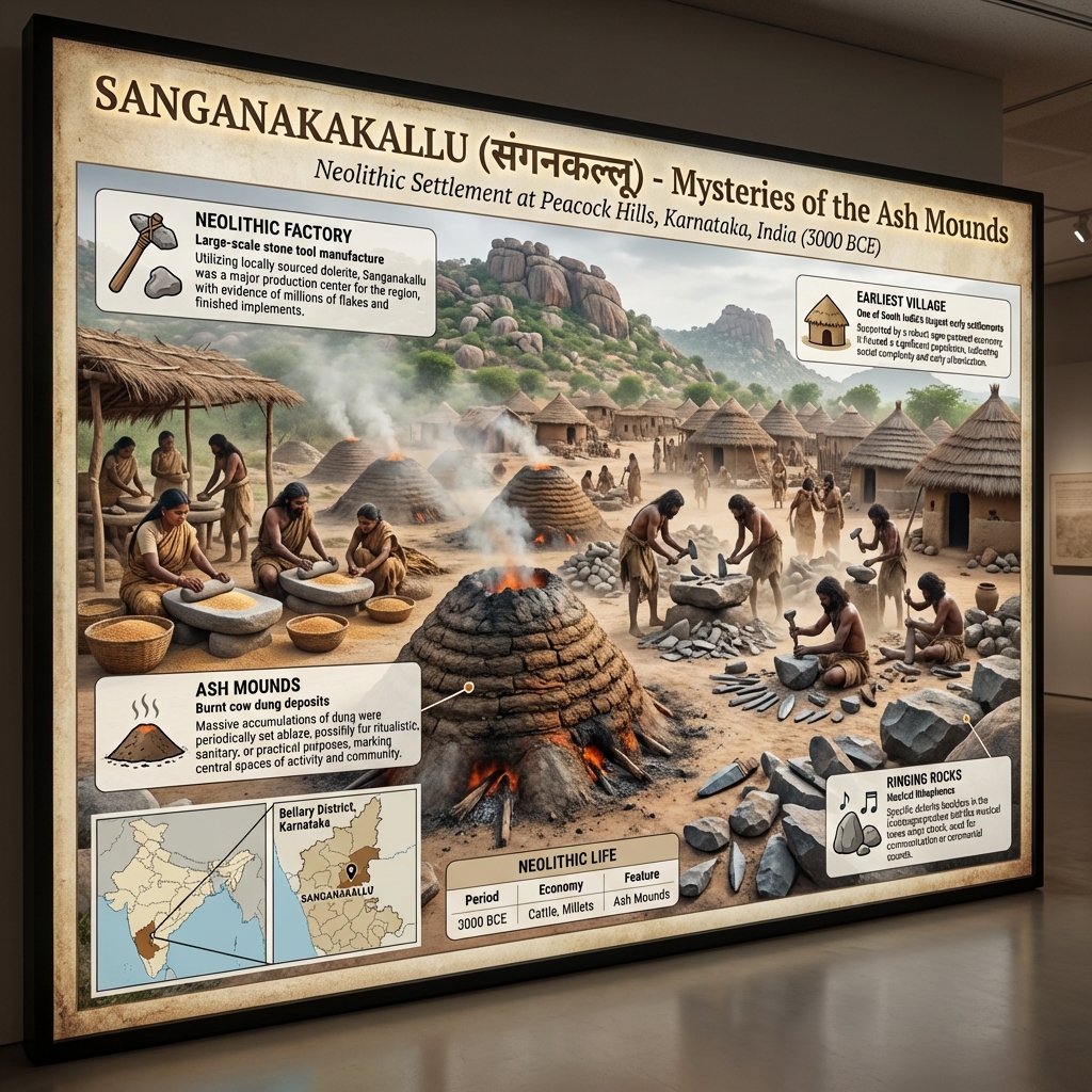 Sanganakallu Neolithic Ashmounds