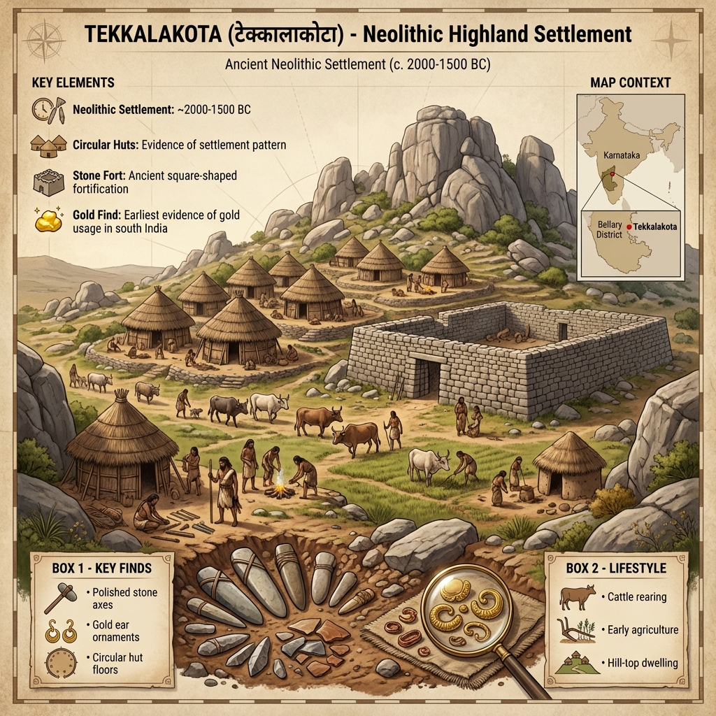 Tekkalakota Neolithic Fort