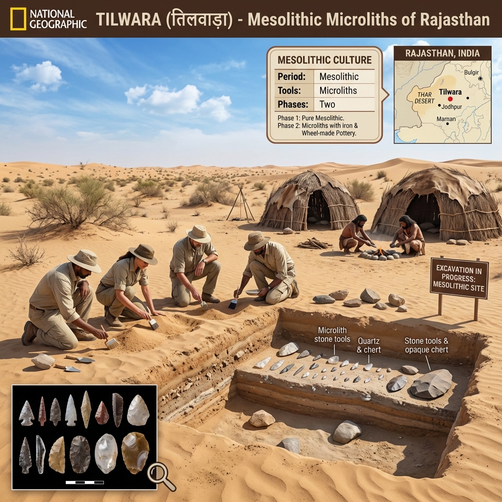 Tilwara Mesolithic Site