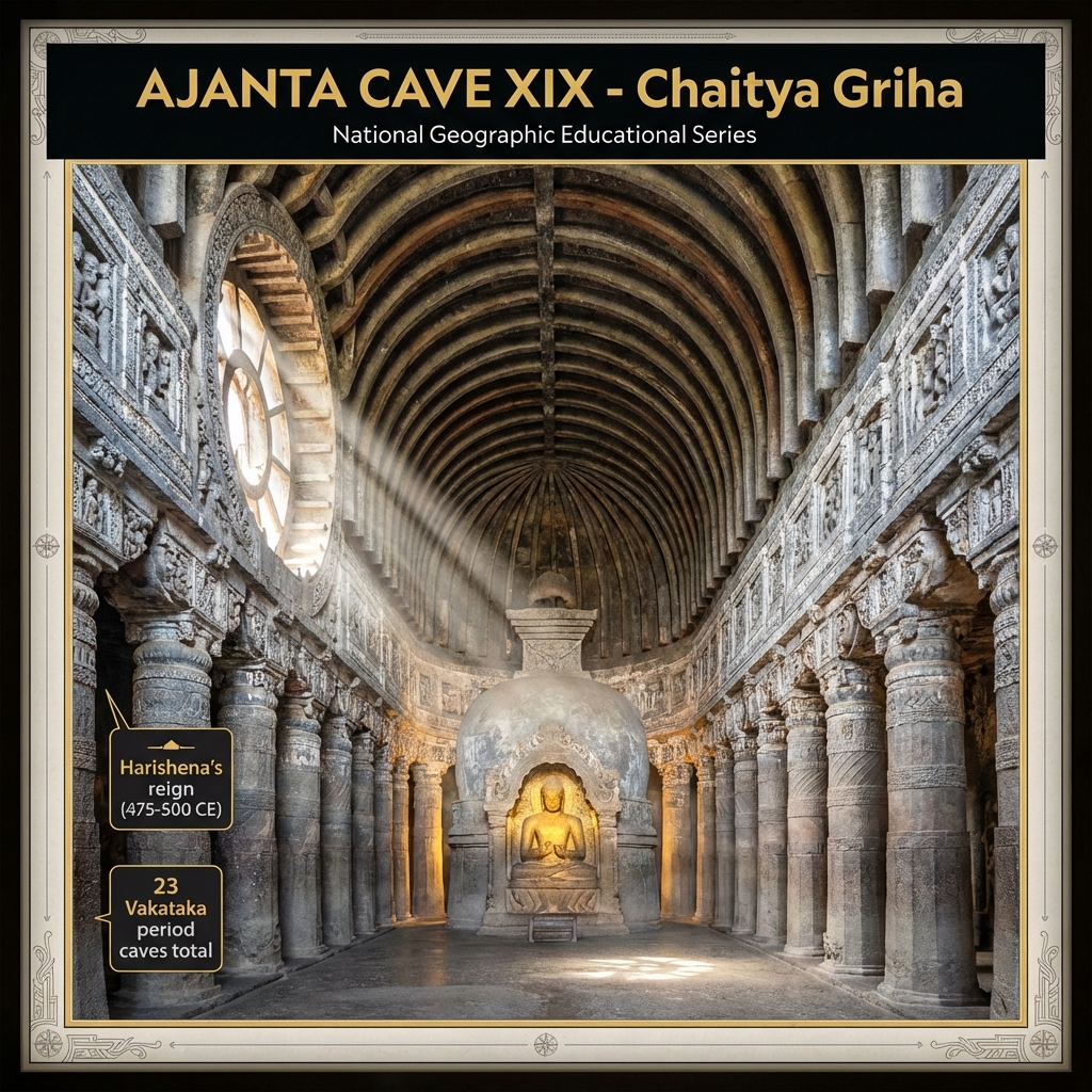 Ajanta Cave XIX Chaitya Hall