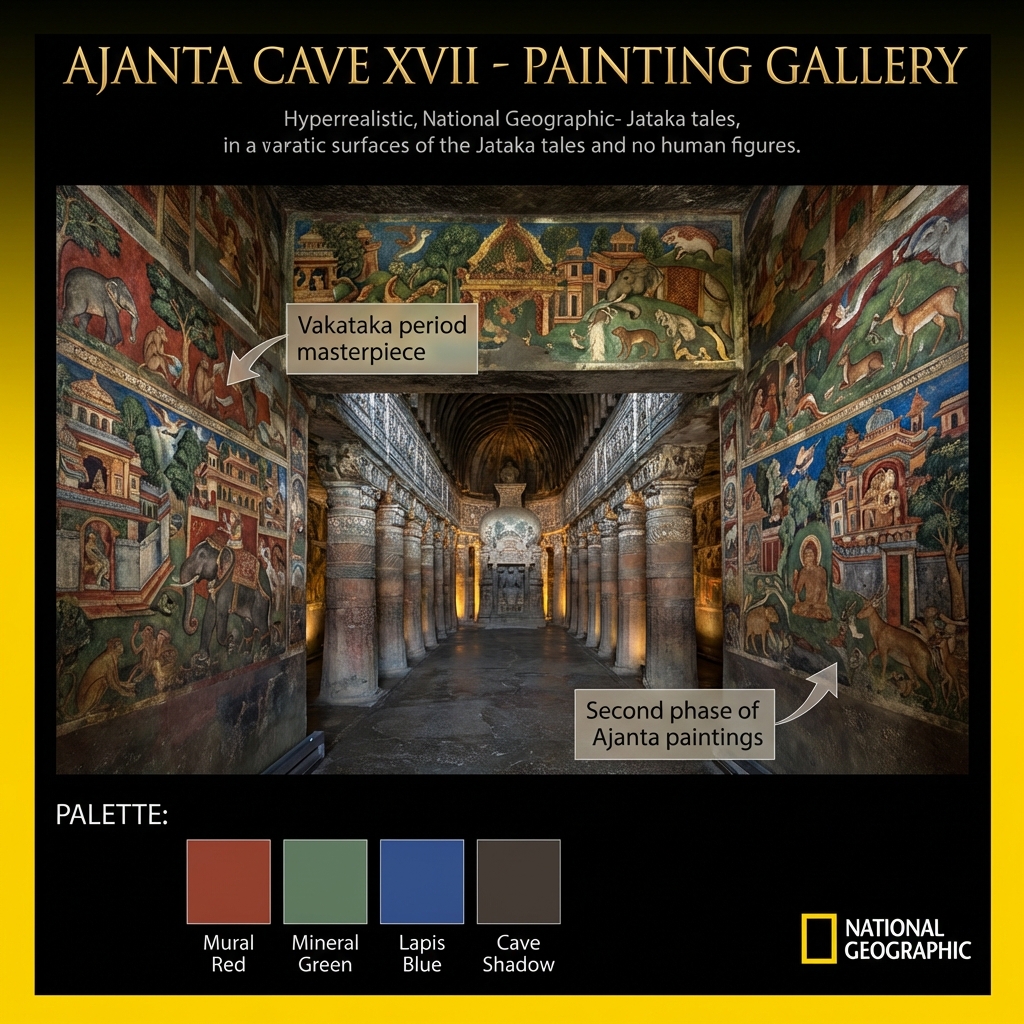 Ajanta Cave XVII Mural Gallery