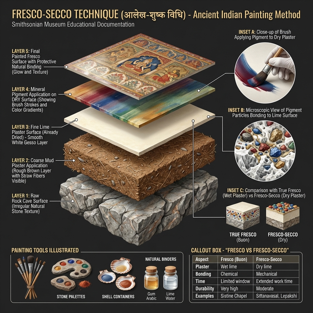 Fresco Secco Technique Analysis