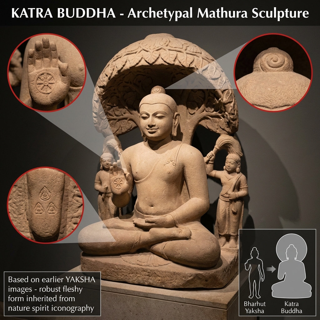 Katra Buddha Mathura Detail