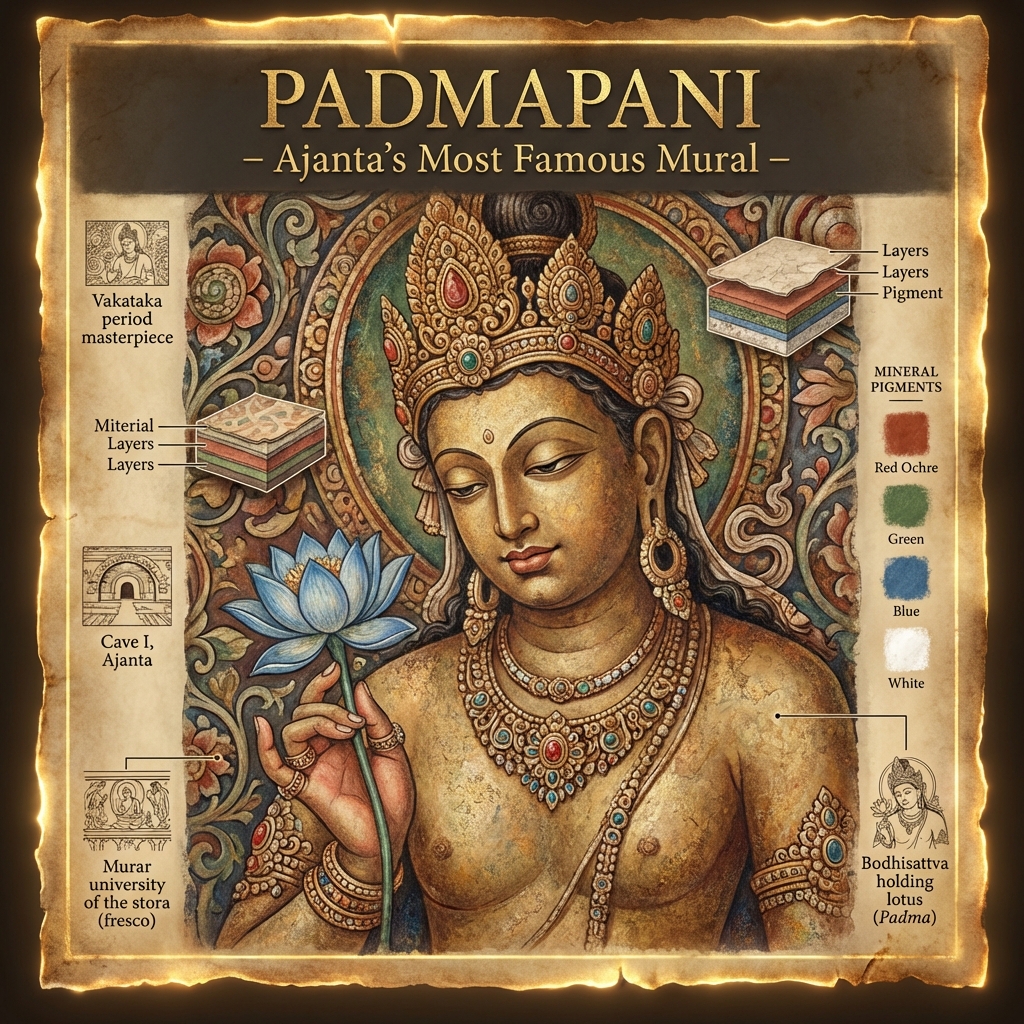 Padmapani Painting Variant
