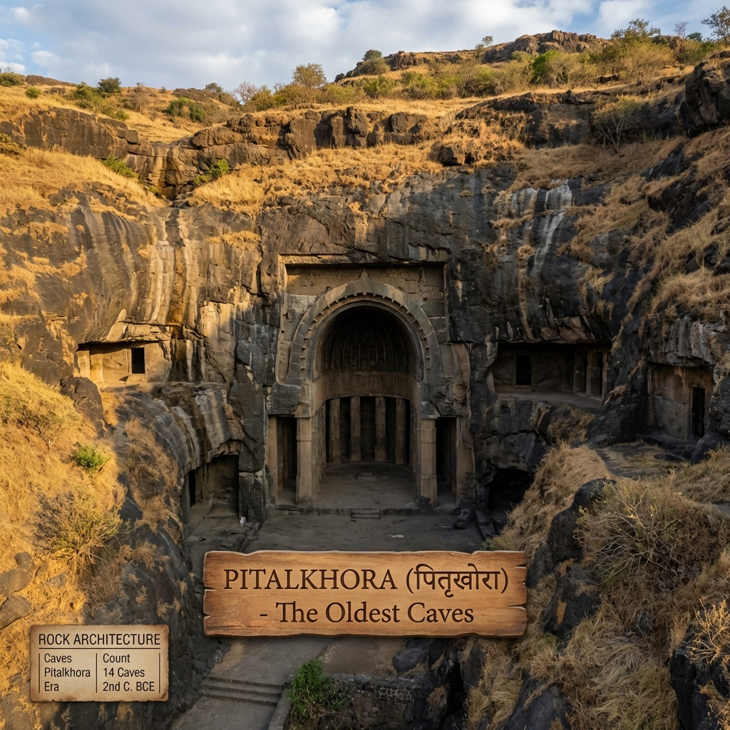 Pitalkhora Caves Early Satavahana
