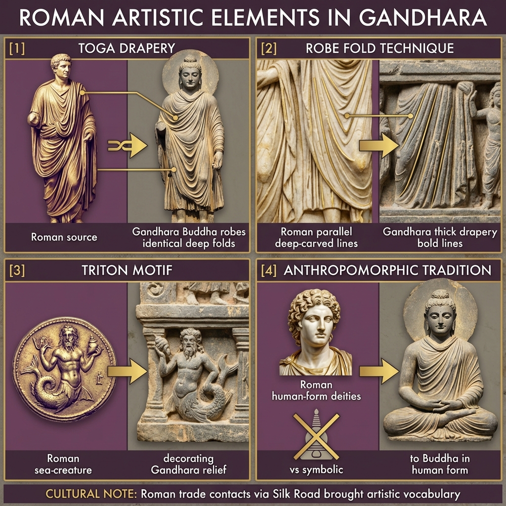 Roman Elements in Gandhara Art