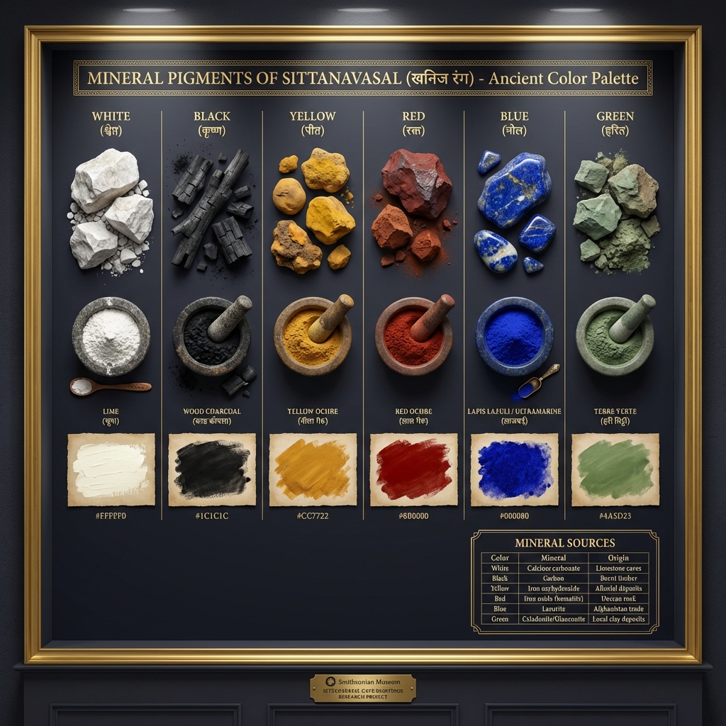 Sittanavasal Mineral Pigments Study