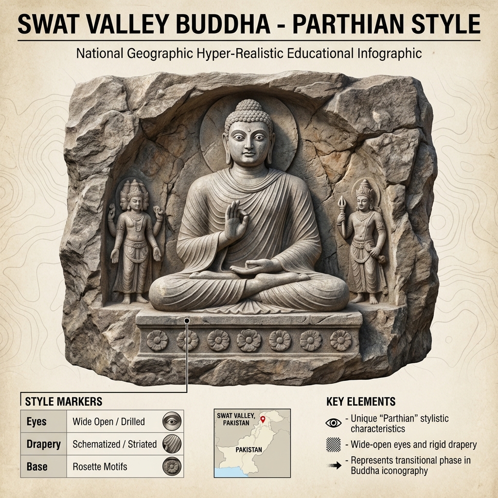Swat Valley Buddha Sculpture