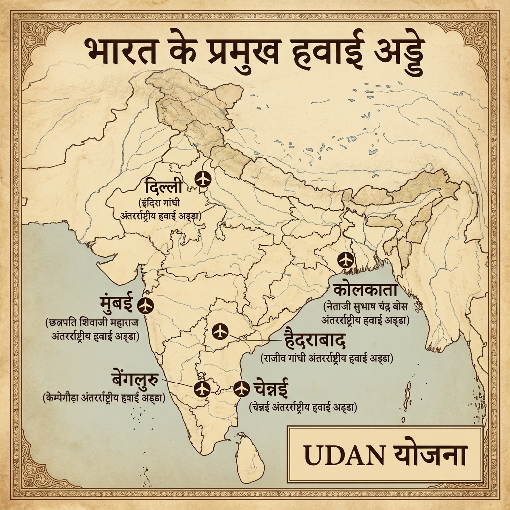 Major Airports (Bharat Hawai Adde) of India