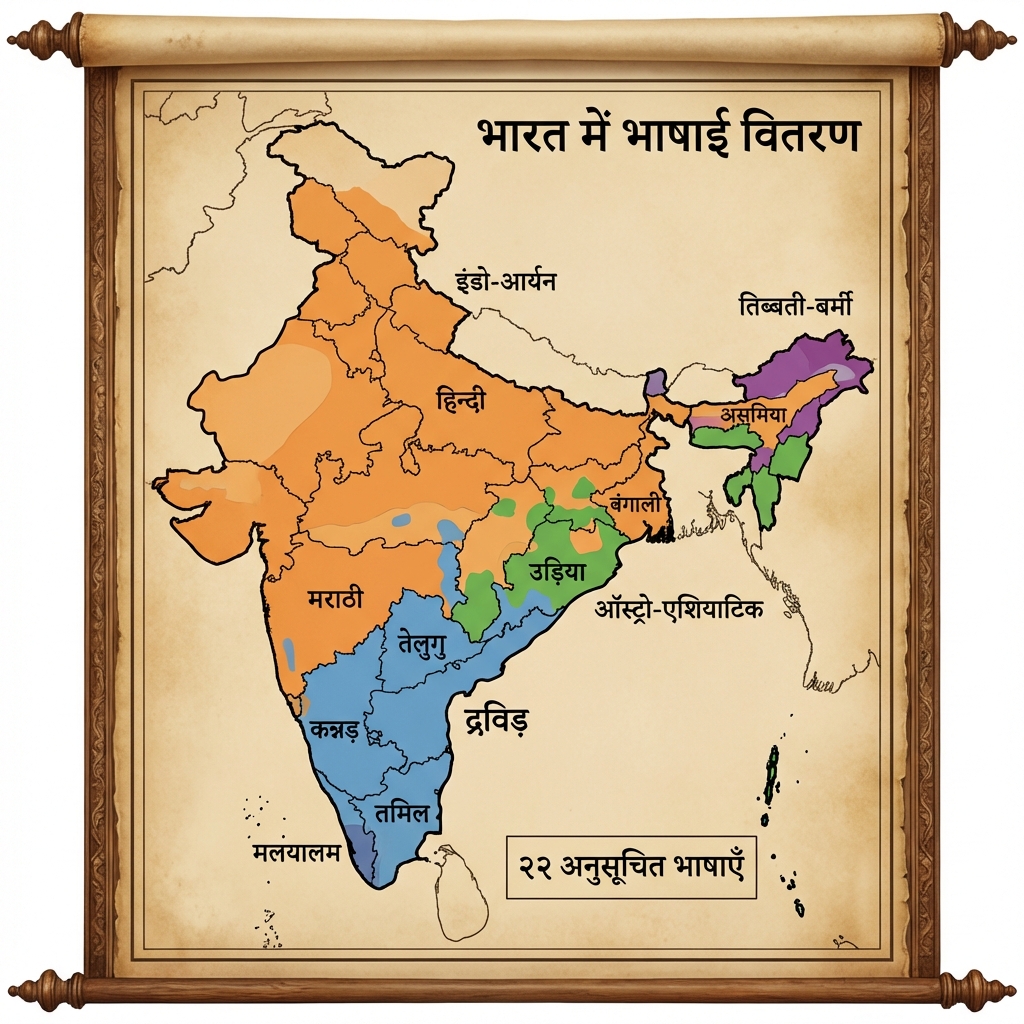 Language Distribution (Bhasha Vitaran) Map