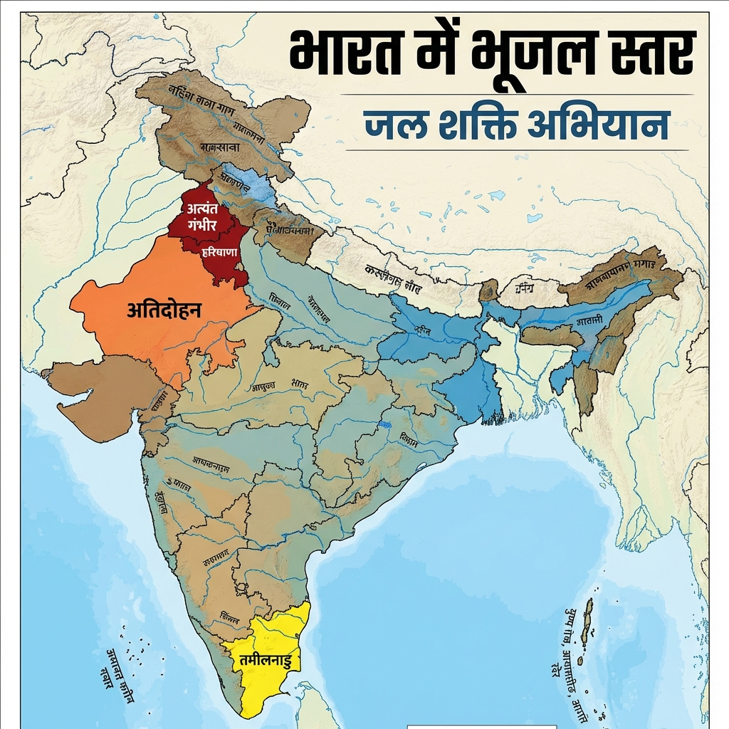 Groundwater Levels (Bhujal Star) Distribution