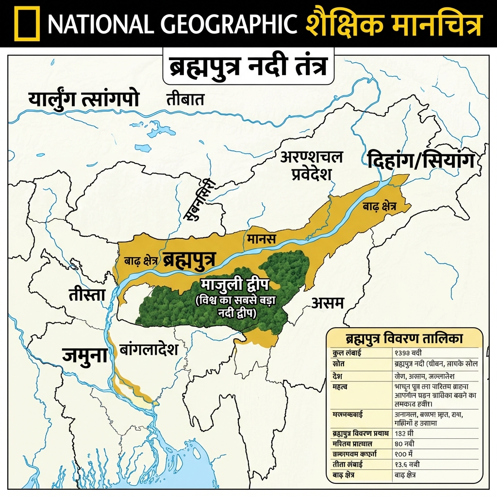 Brahmaputra River System v2 Map