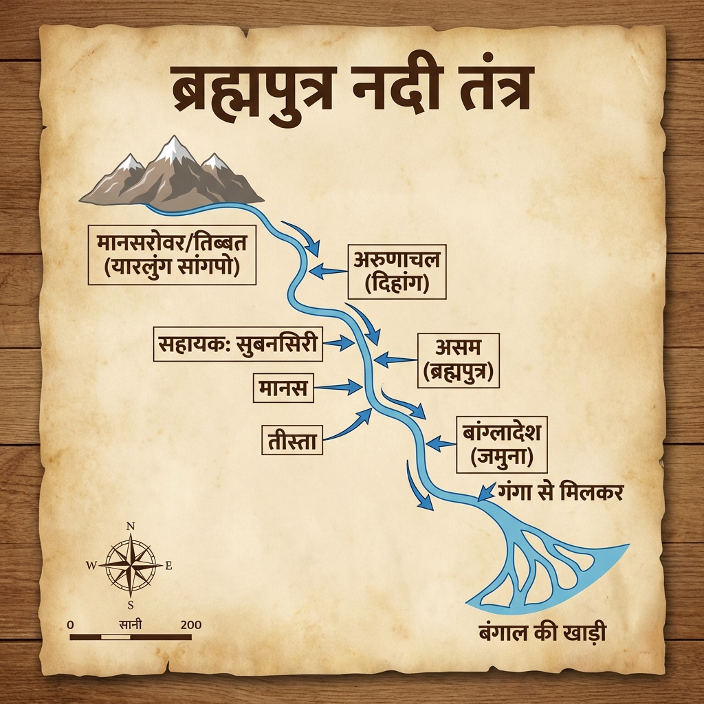 River Flow: Brahmaputra Detailed
