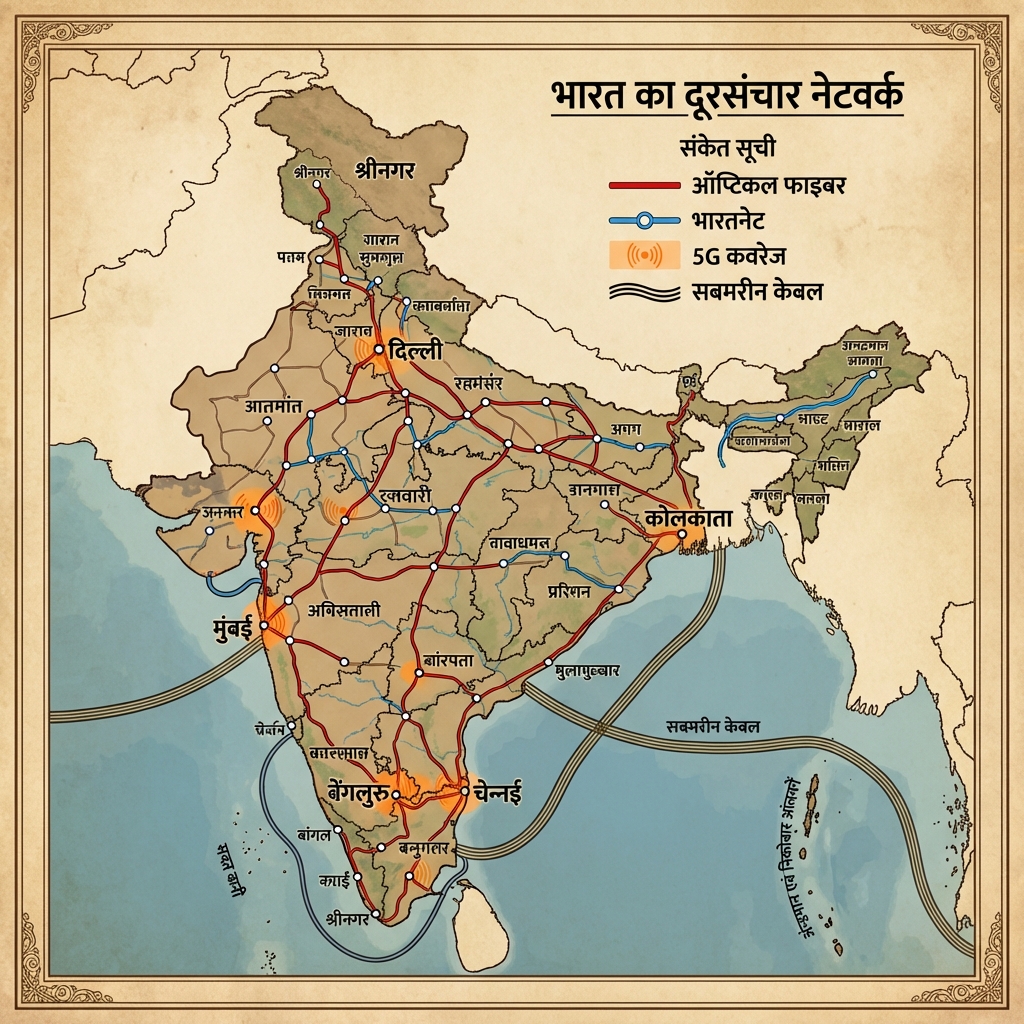 Telecommunication (Doorsanchar) Network Map