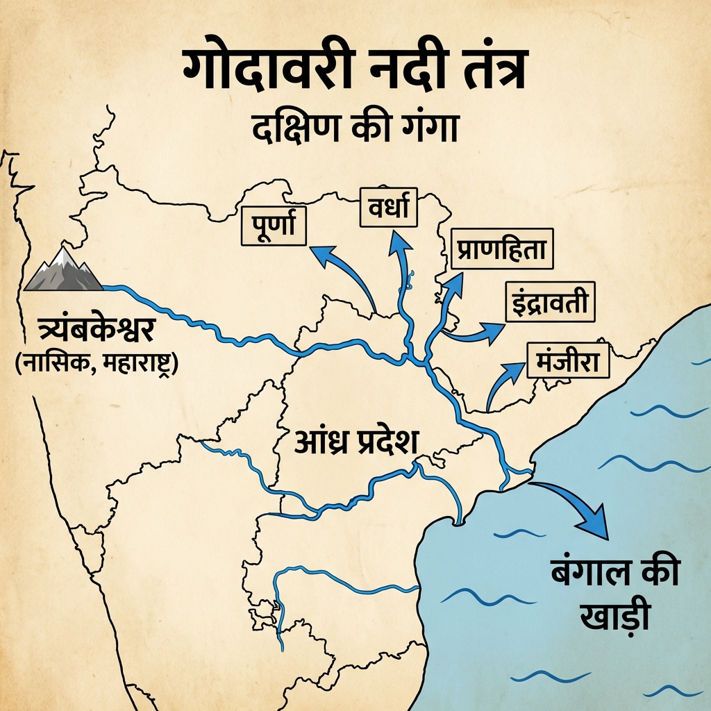 River Flow: Godavari Detailed