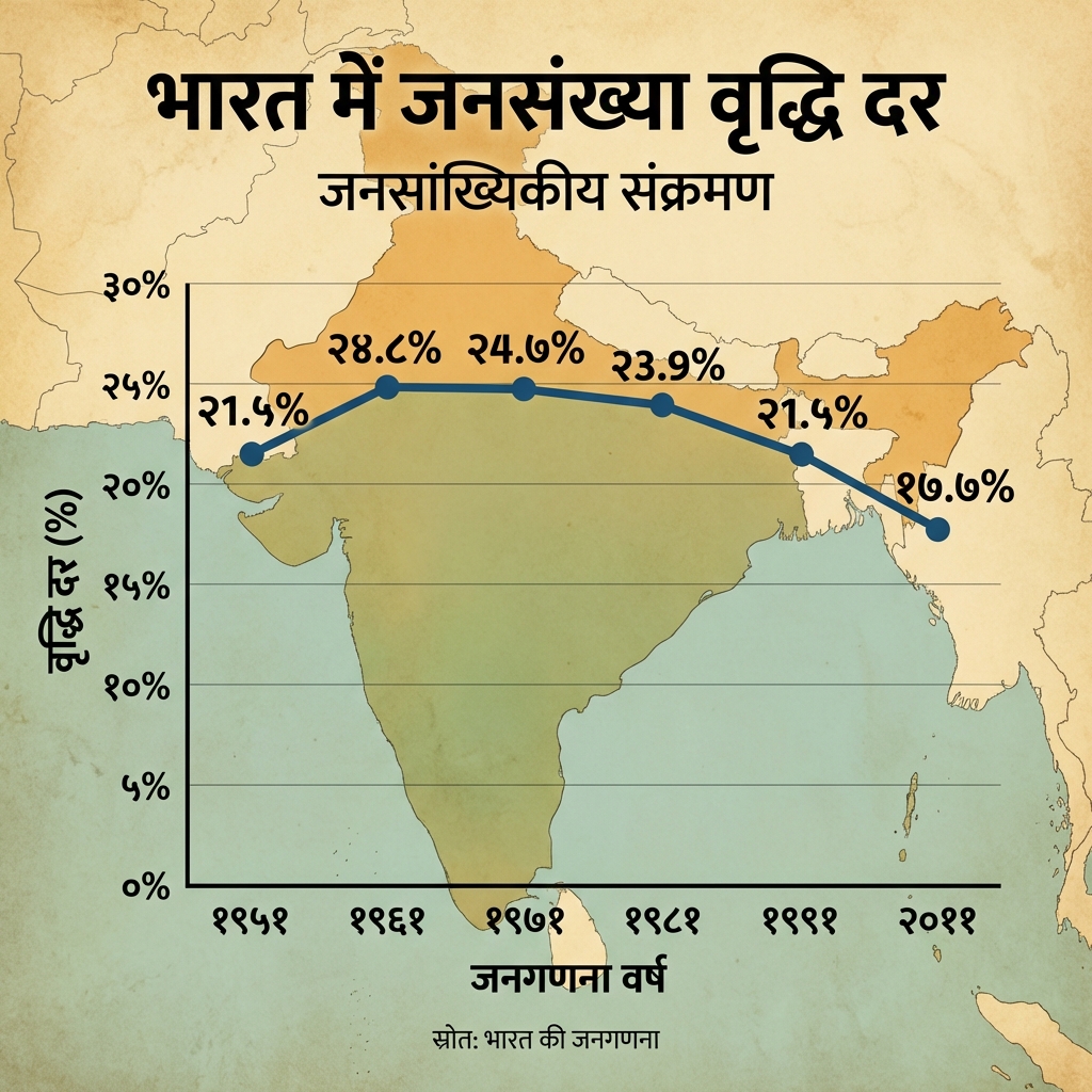 Population Growth (Jansankhya Vriddhi) Map