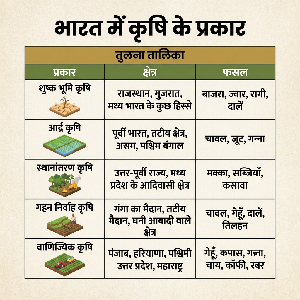 Agriculture Types (Krishi Prakar) Overview