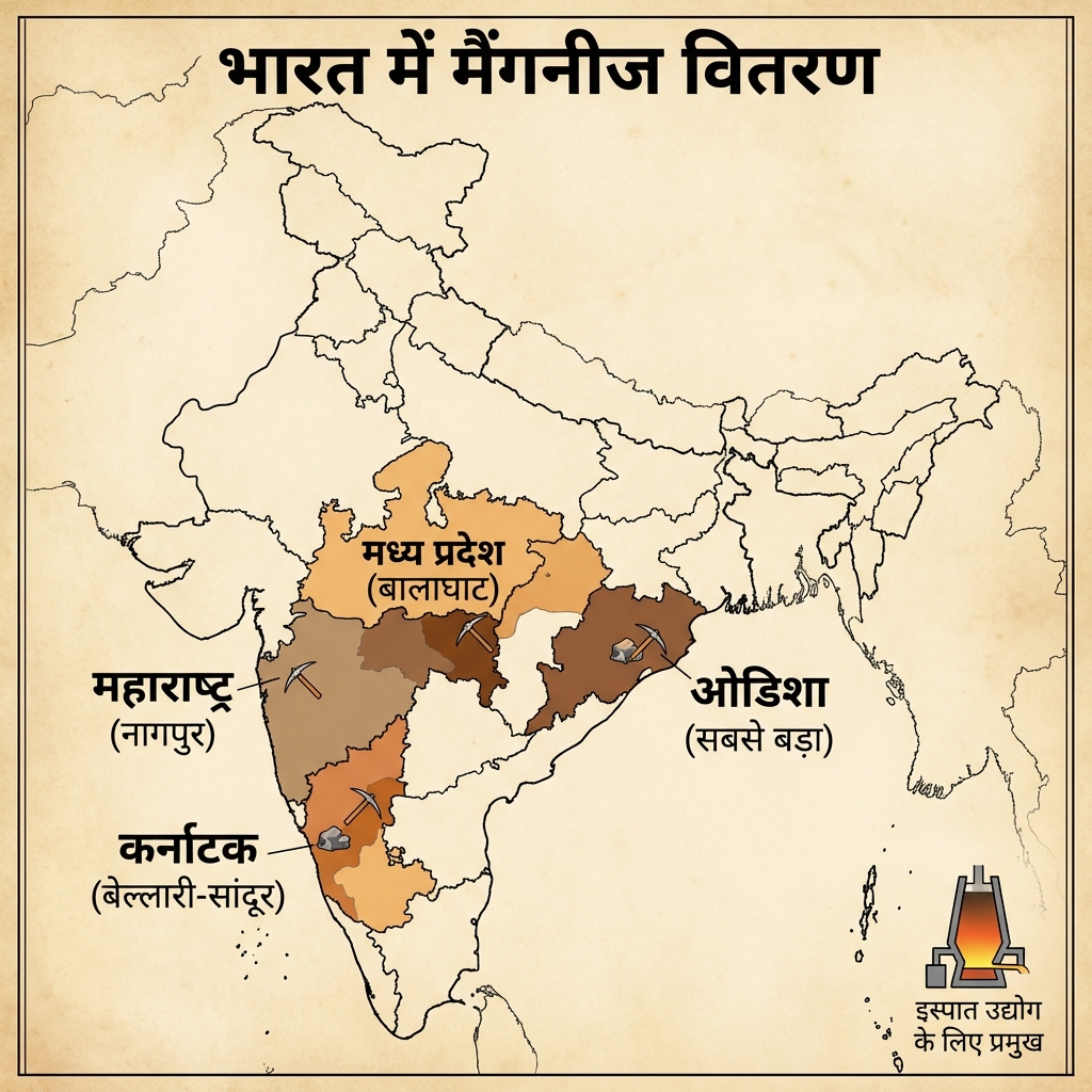 Manganese Distribution Map