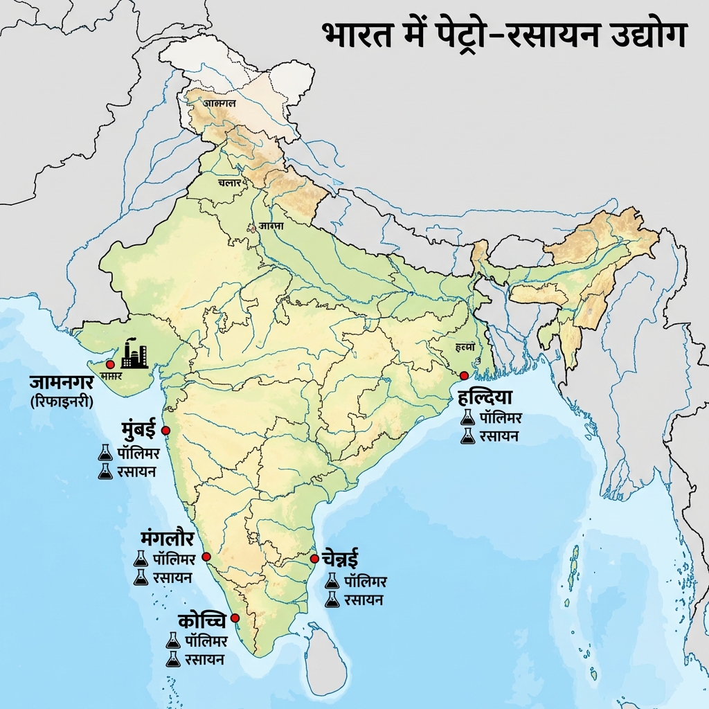 Petrochemical Industry (Petro Rasayan) Map
