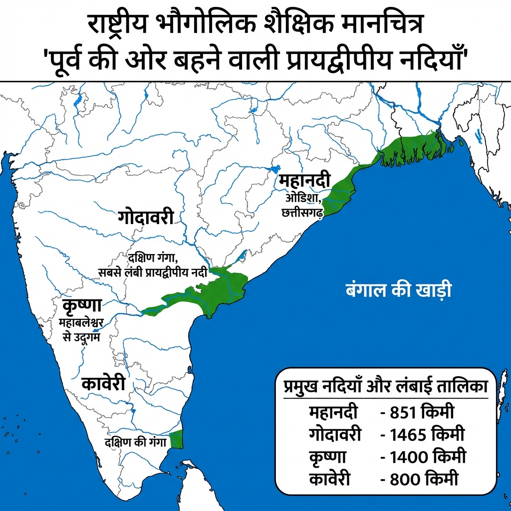 East-Flowing Rivers (Purv Nadiya) Map