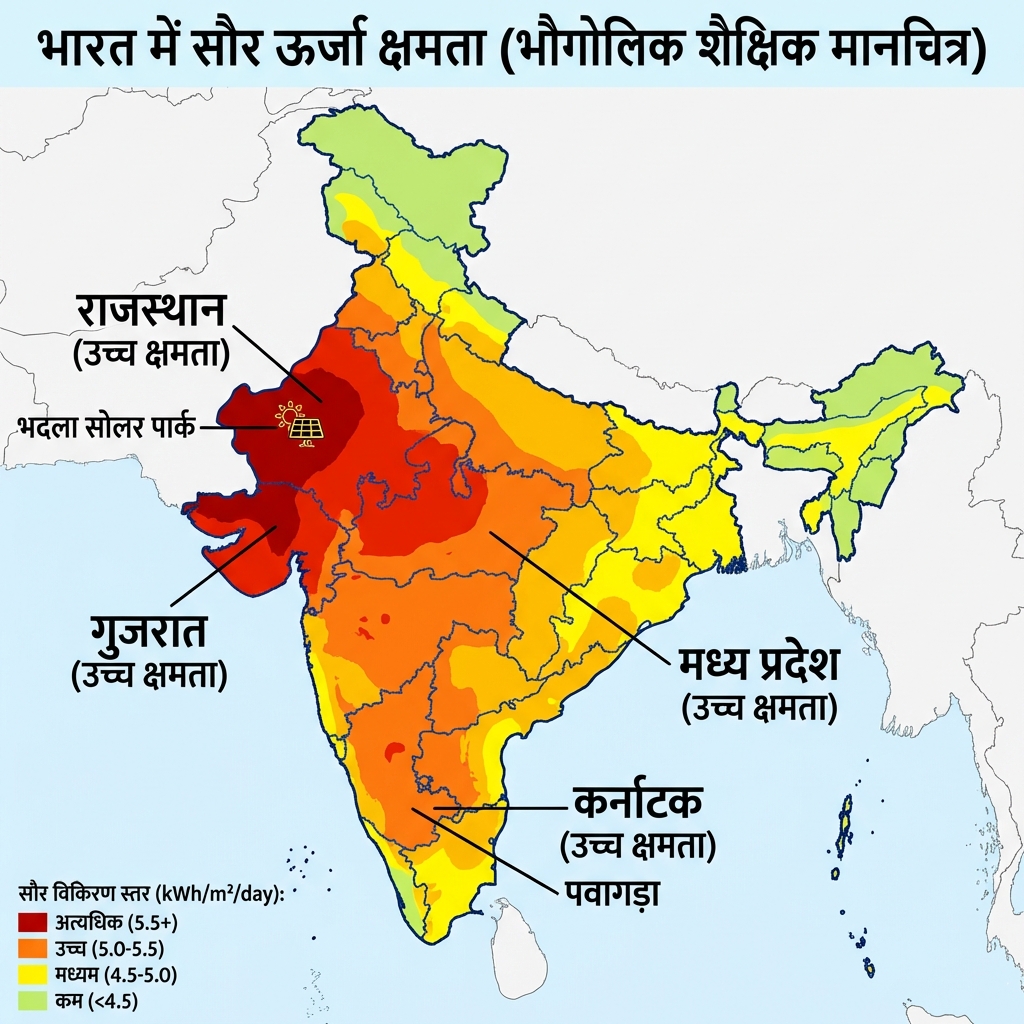 Solar Energy (Saur Urja) Map