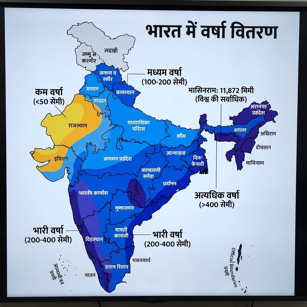 Rainfall Distribution (Varsha Vitaran) Map