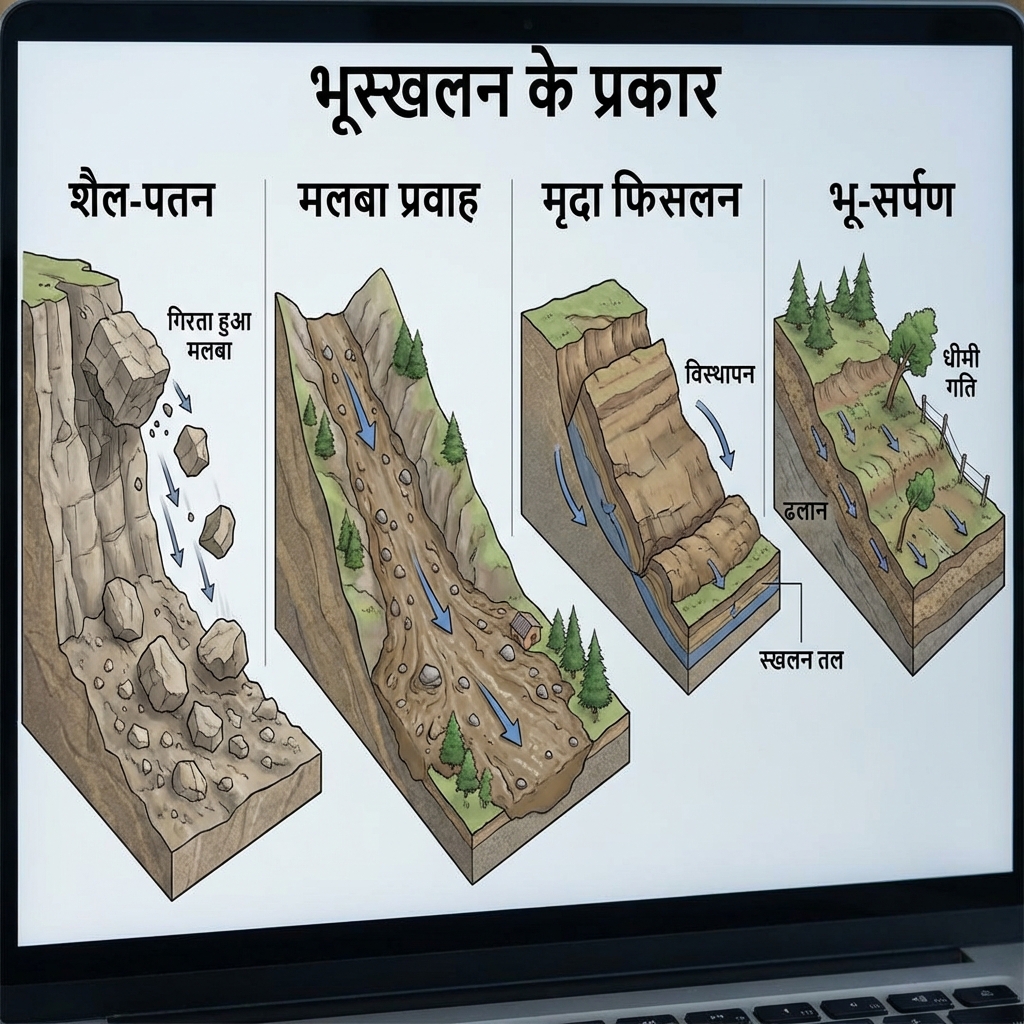 Landslide (Bhuskhalan) Mechanics