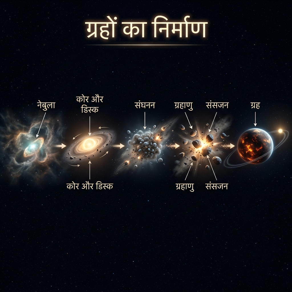 Planetary Formation Stages