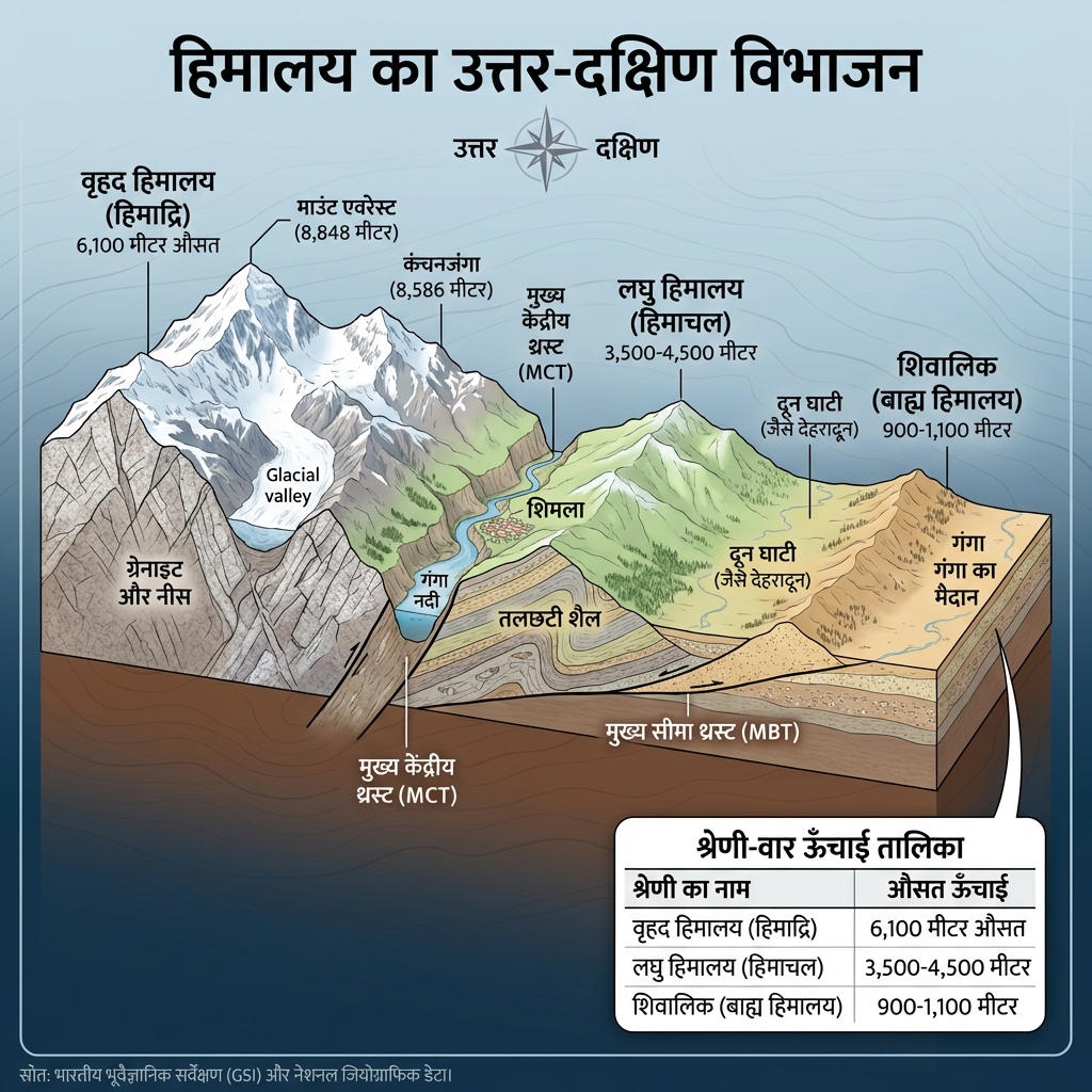 Himalaya: Structural Cross-Section