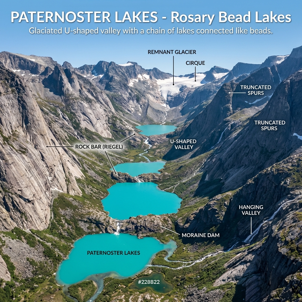 Paternoster Lakes: Chain of Glacial Lakes