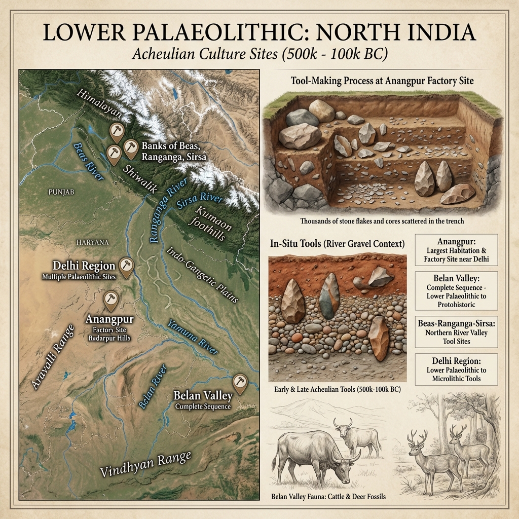 North India Prehistoric Infographic