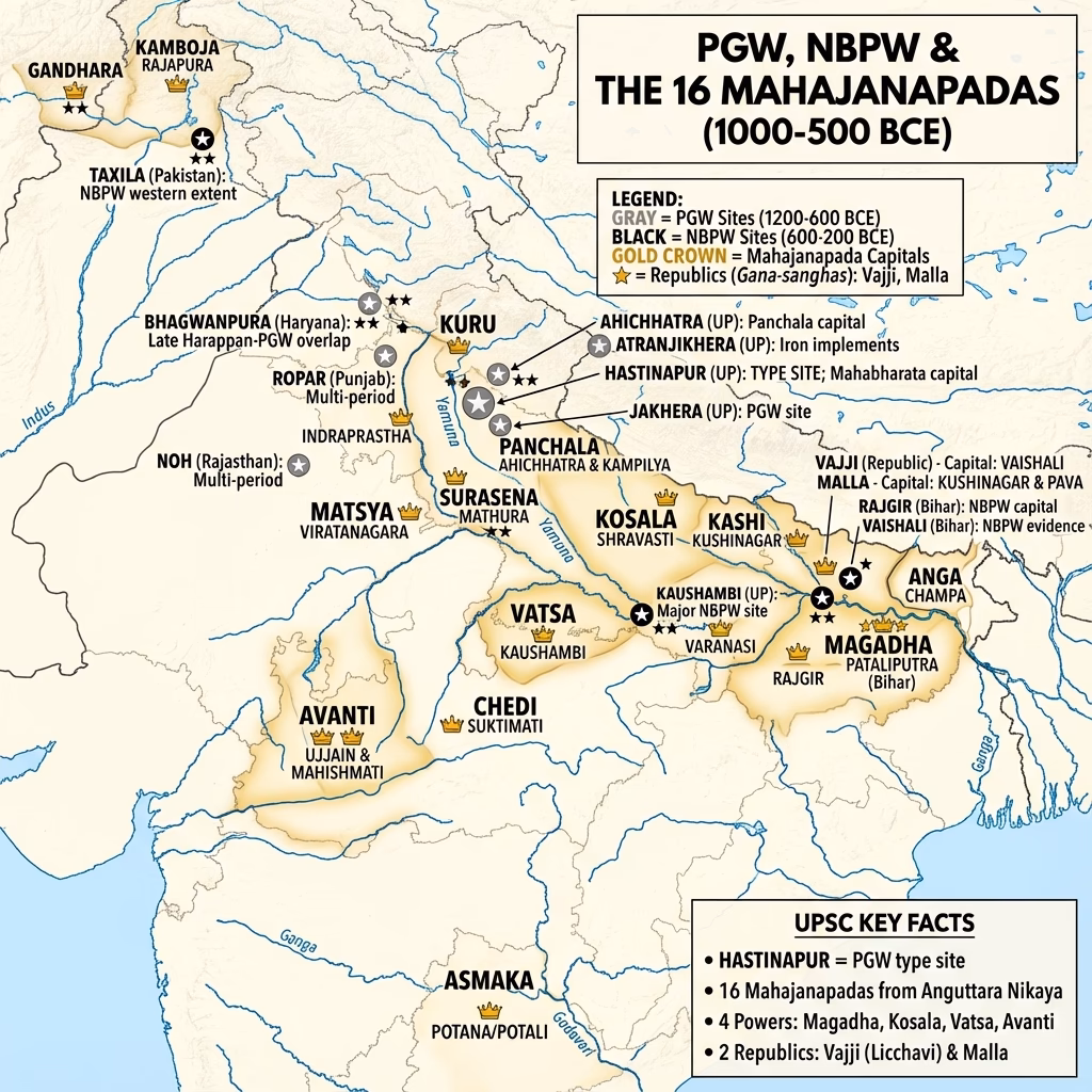 PGW & NBPW Cultures Map