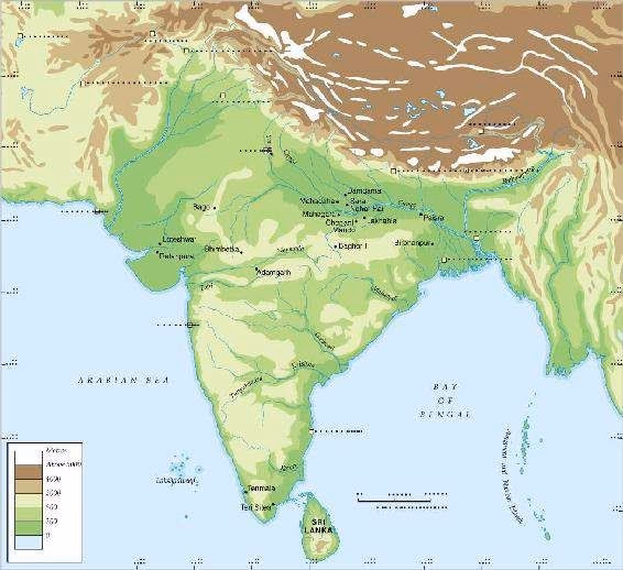 Mesolithic Sites Map