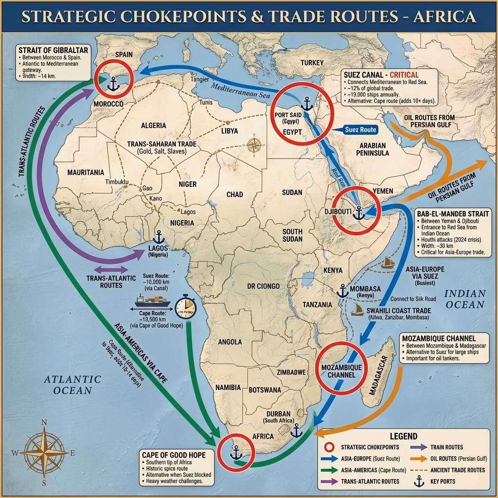 Global Maritime Chokepoints and Strategic Straits