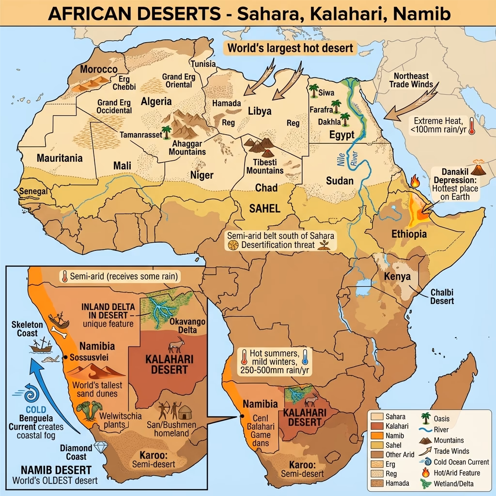 Africa: Deserts and Arid Regions
