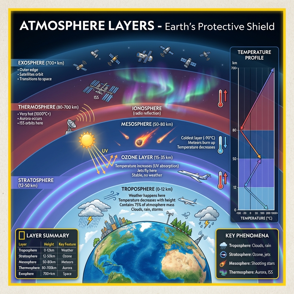 Atmospheric Layers Structure