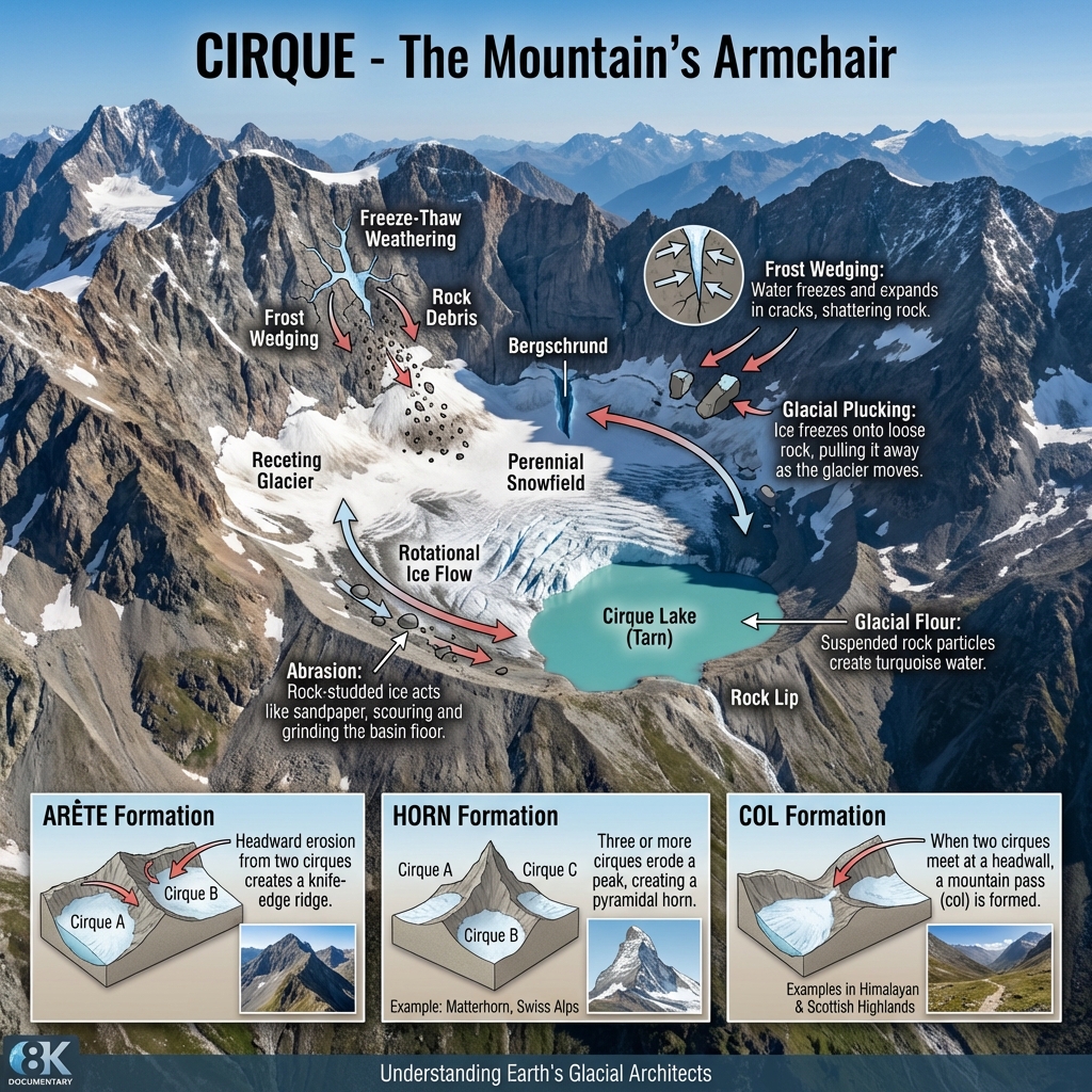 Cirque Glacier Anatomy