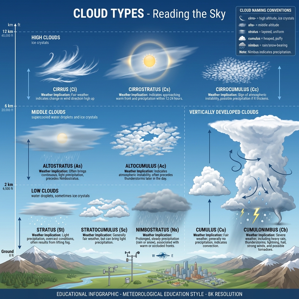 Cloud Classification and Altitude Types