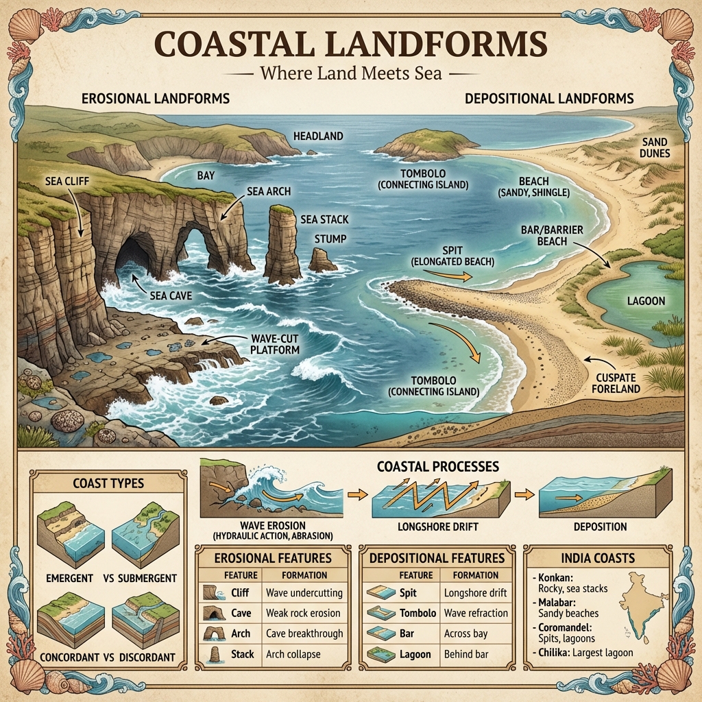 Coastal Landforms Overview