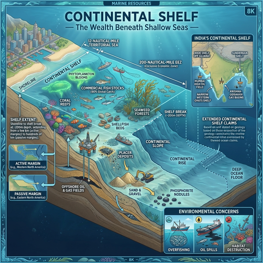 Continental Shelf Resources and Economics