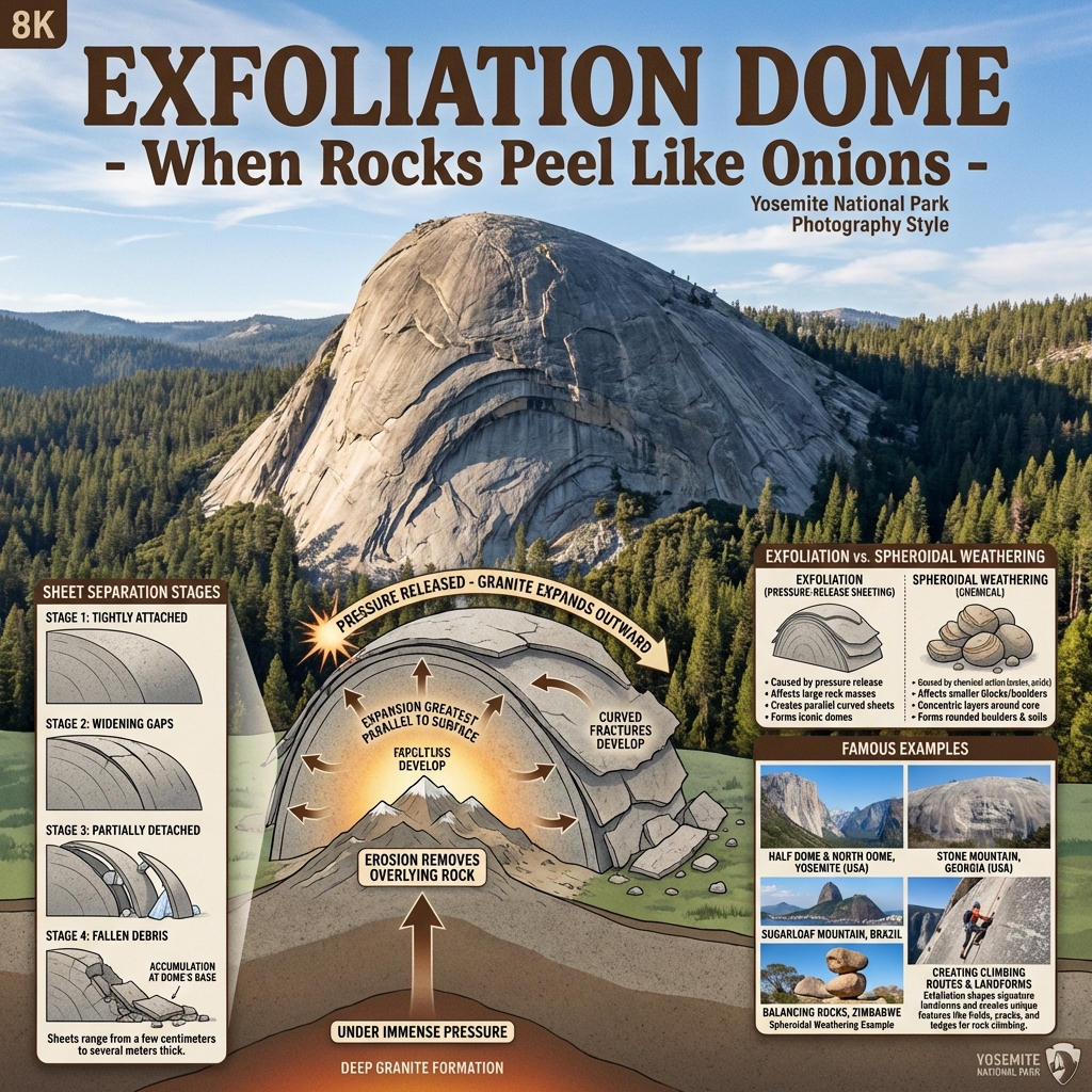 Exfoliation Dome