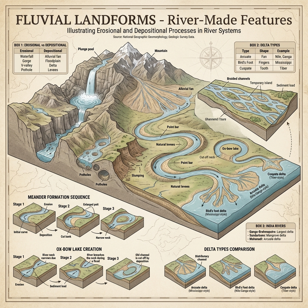 Fluvial Landforms Overview