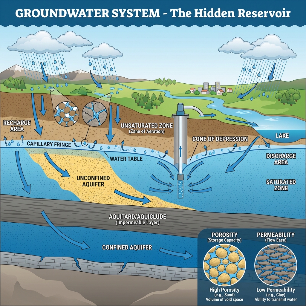 Groundwater System and Aquifers