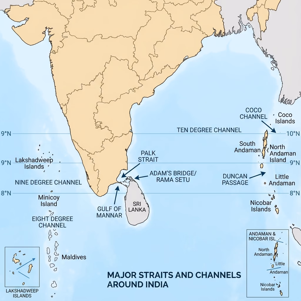 India: Straits and Strategic Channels