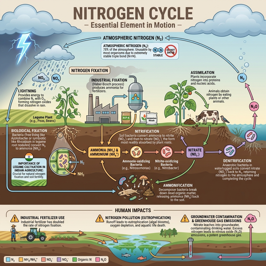 The Nitrogen Cycle and Biogeochemistry