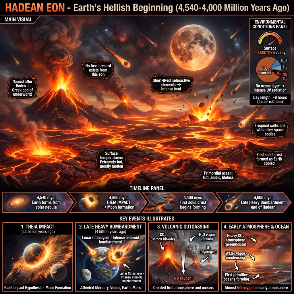 Earth's Origin Eons