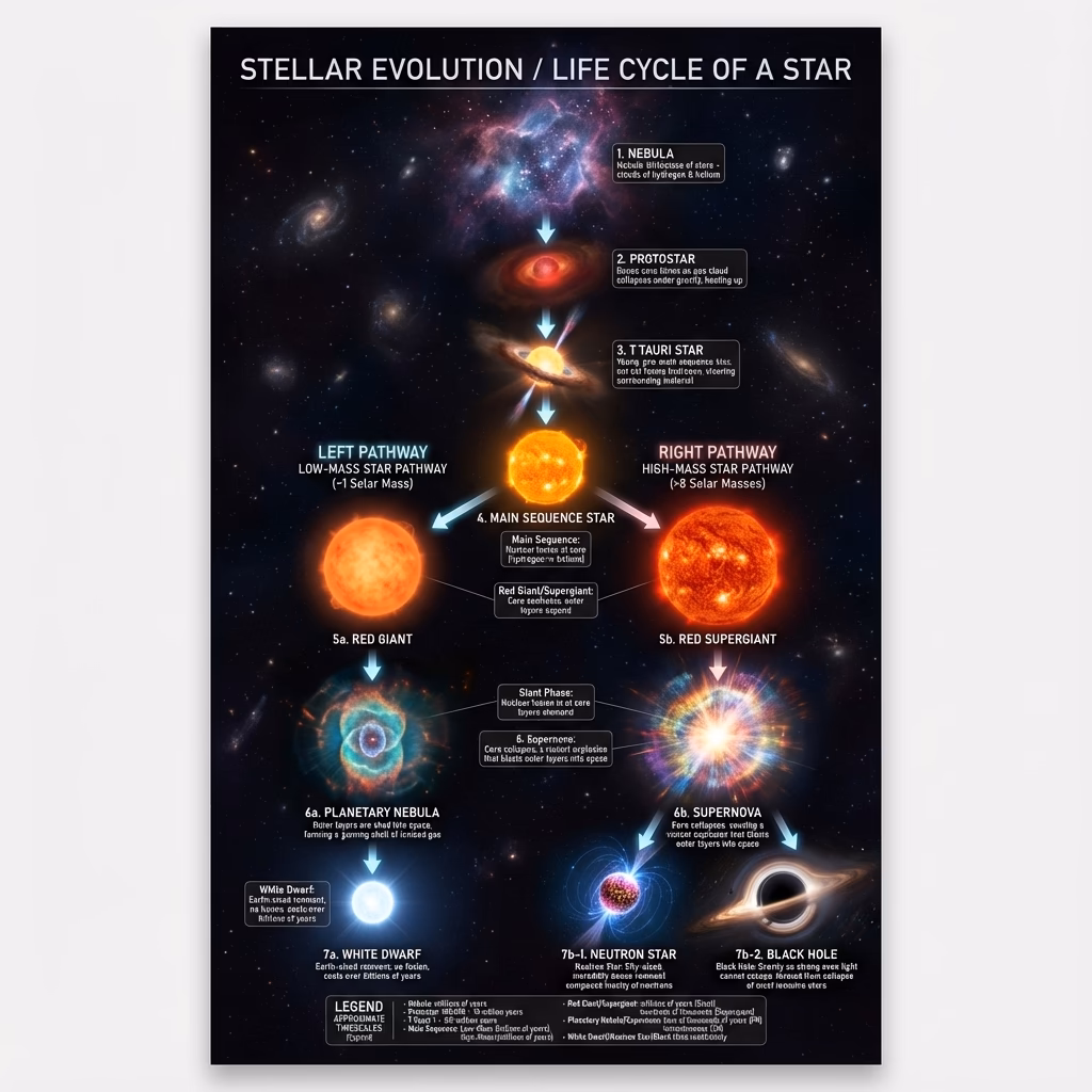Stellar Evolution Lifecycle