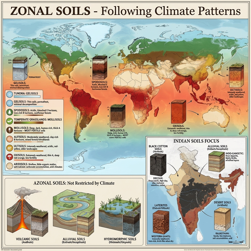 Zonal Soils Distribution